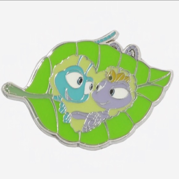 LOUNGEFLY DISNEY PIXAR A Bug’s Life MINI BACKPACK, CARDHOLDER & ENAMEL PINS! - Picture 9 of 13